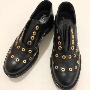 MOSCHINO Leather Oxford Shoes